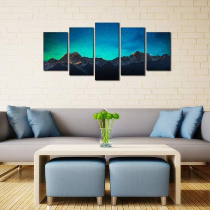 5 Piece Tranquil Landscapes And Timeless Elegance Collection-Original Frame
