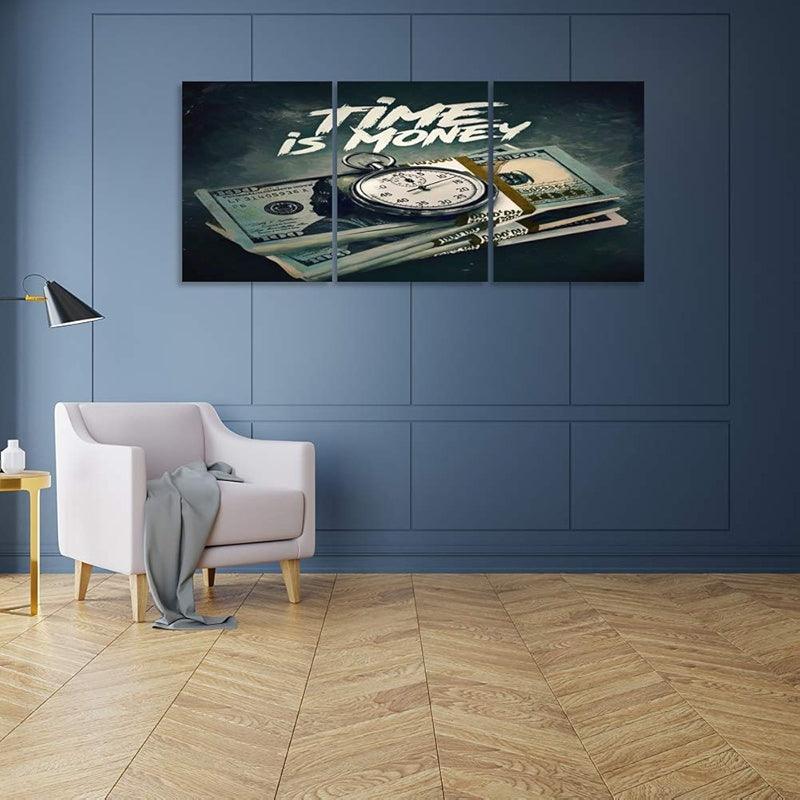 Inspirational Wall Art Canvas Set For Motivation And Success-Original Frame