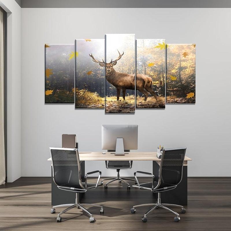 Modern Large Canvas Butterflies Wall Art Set-Original Frame