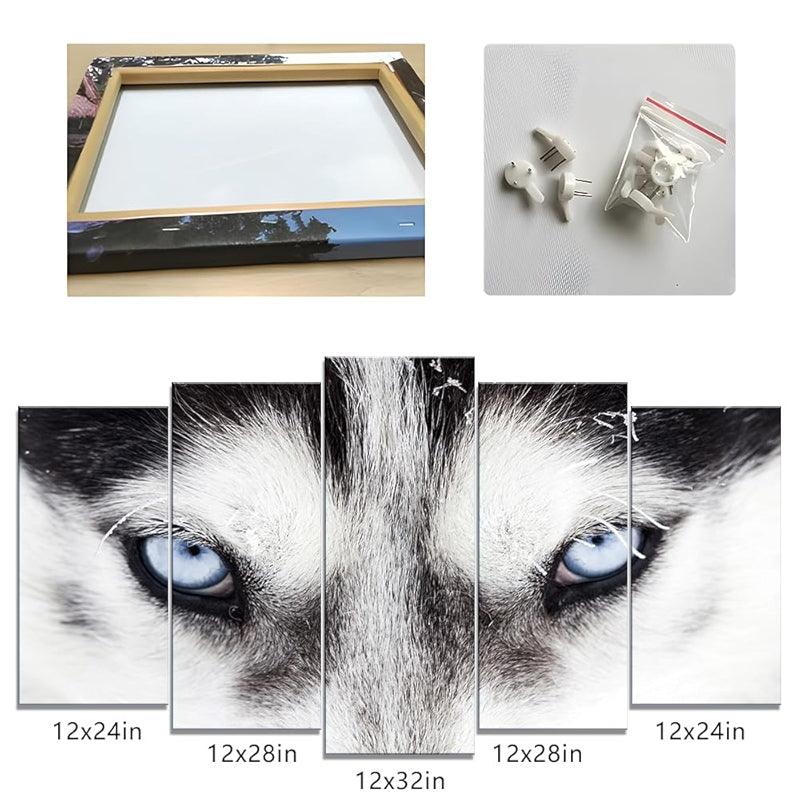 Modern Large Canvas Butterflies Wall Art Set-Original Frame