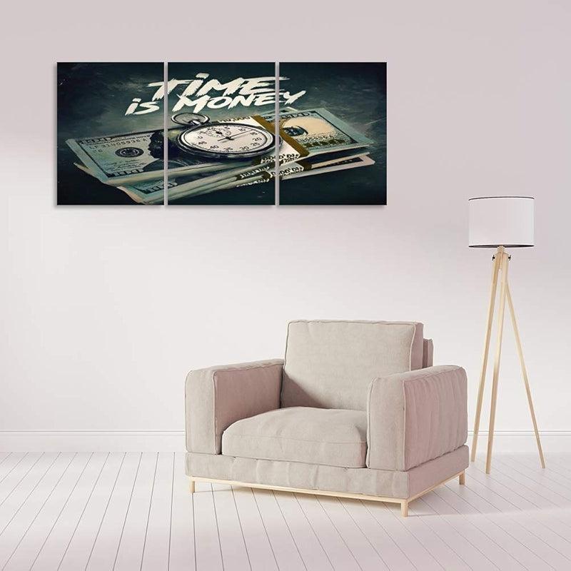 Inspirational Wall Art Canvas Set For Motivation And Success-Original Frame