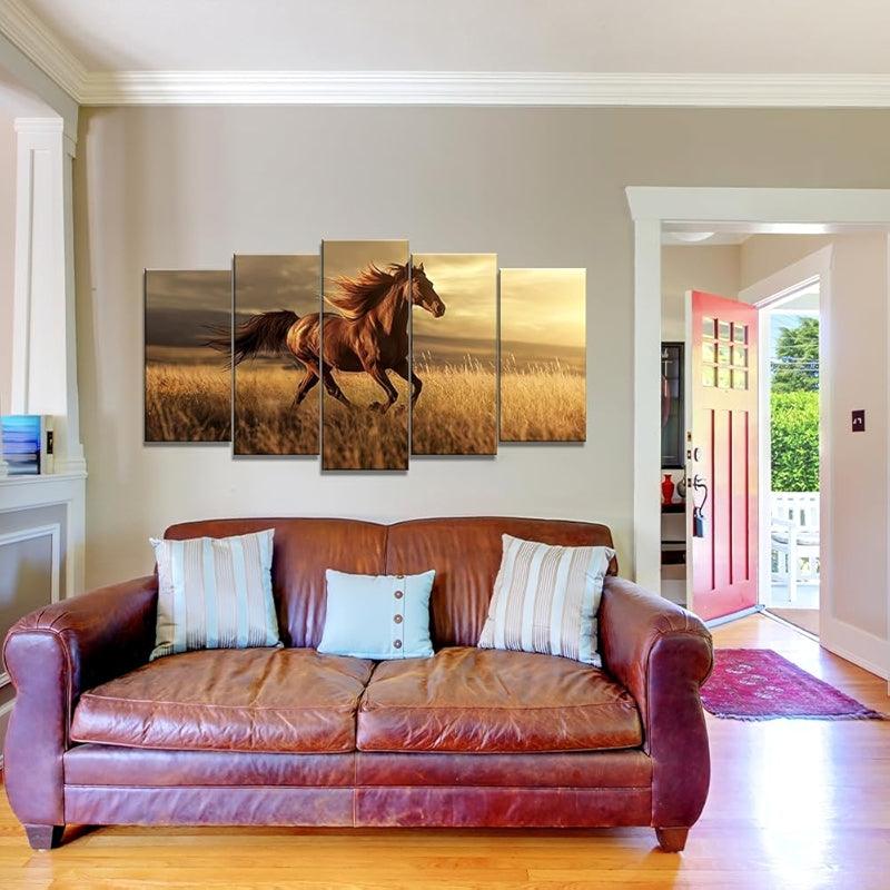 Modern Large Canvas Butterflies Wall Art Set-Original Frame