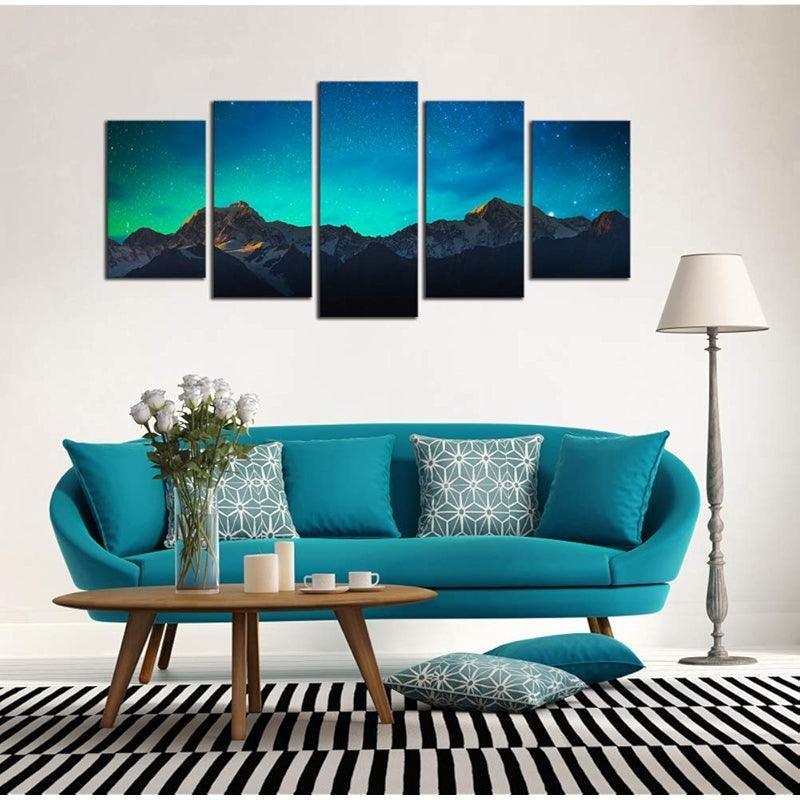 5 Piece Tranquil Landscapes And Timeless Elegance Collection-Original Frame