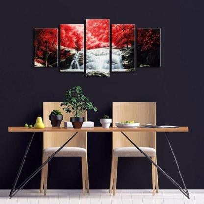 5 Piece Tranquil Landscapes And Timeless Elegance Collection-Original Frame