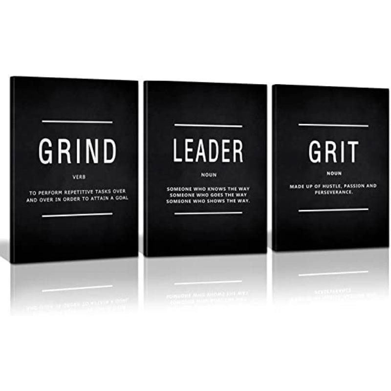 3 Panels Modern Framed Canvas Wall Art Poster Frames-Original Frame