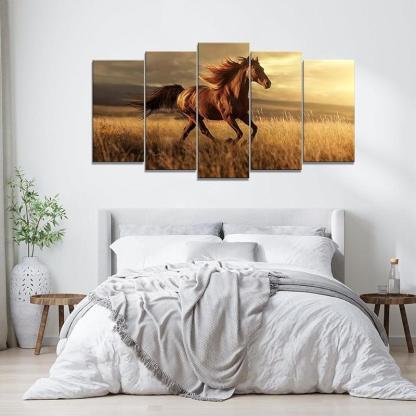 Modern Large Canvas Butterflies Wall Art Set-Original Frame