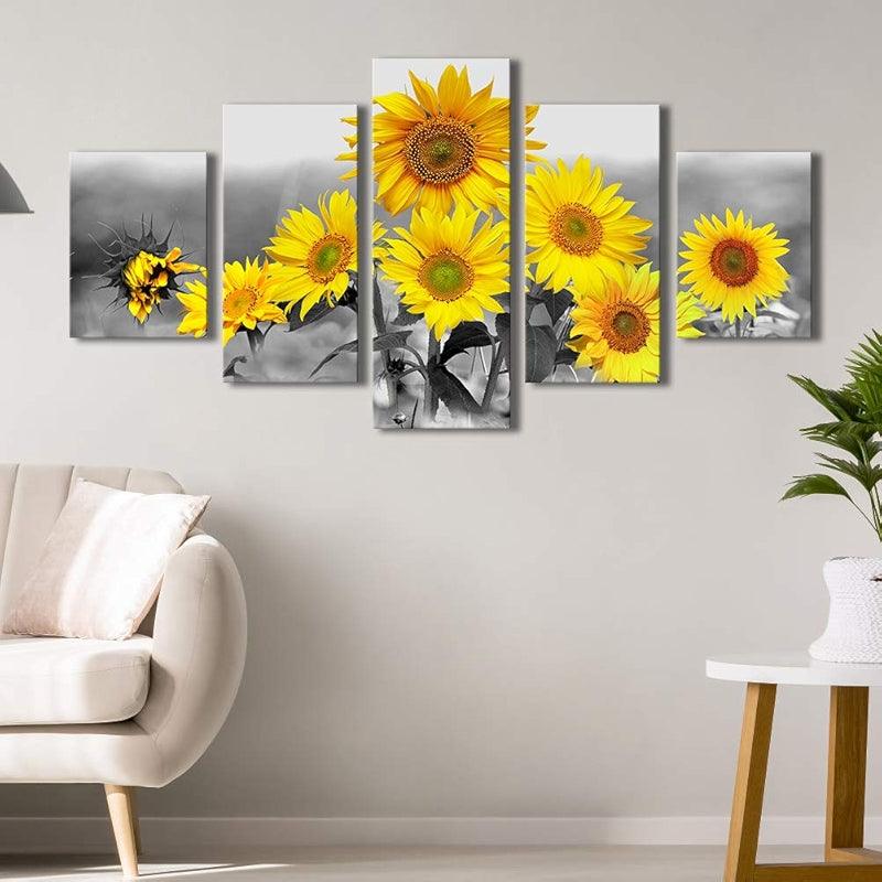 Minimalist Tree Silhouette Canvas Wall Art Set-Original Frame