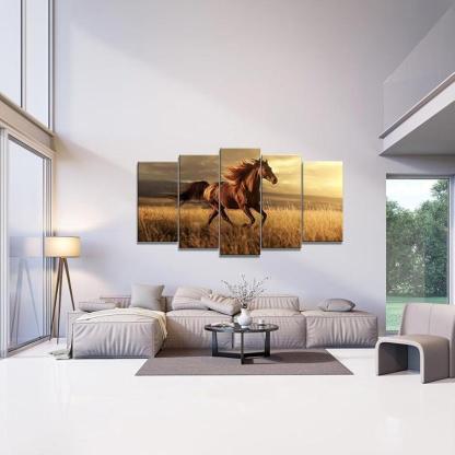 Modern Large Canvas Butterflies Wall Art Set-Original Frame