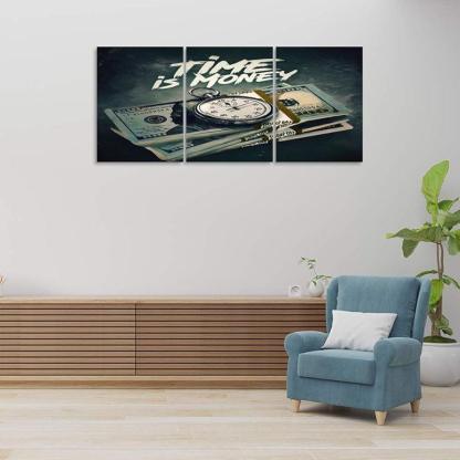 Inspirational Wall Art Canvas Set For Motivation And Success-Original Frame