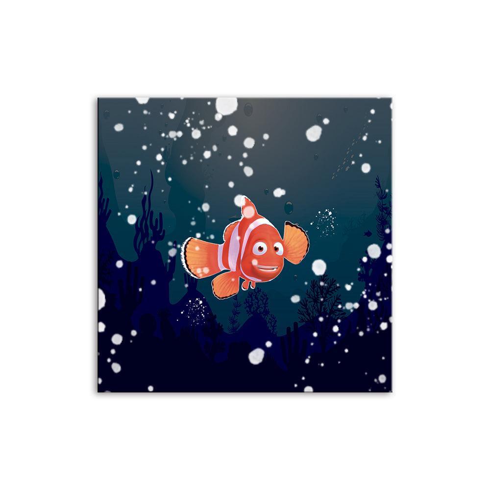 Marlin Finding Nemo 1 Piece HD Multi Panel Canvas Wall Art Frame-Original Frame