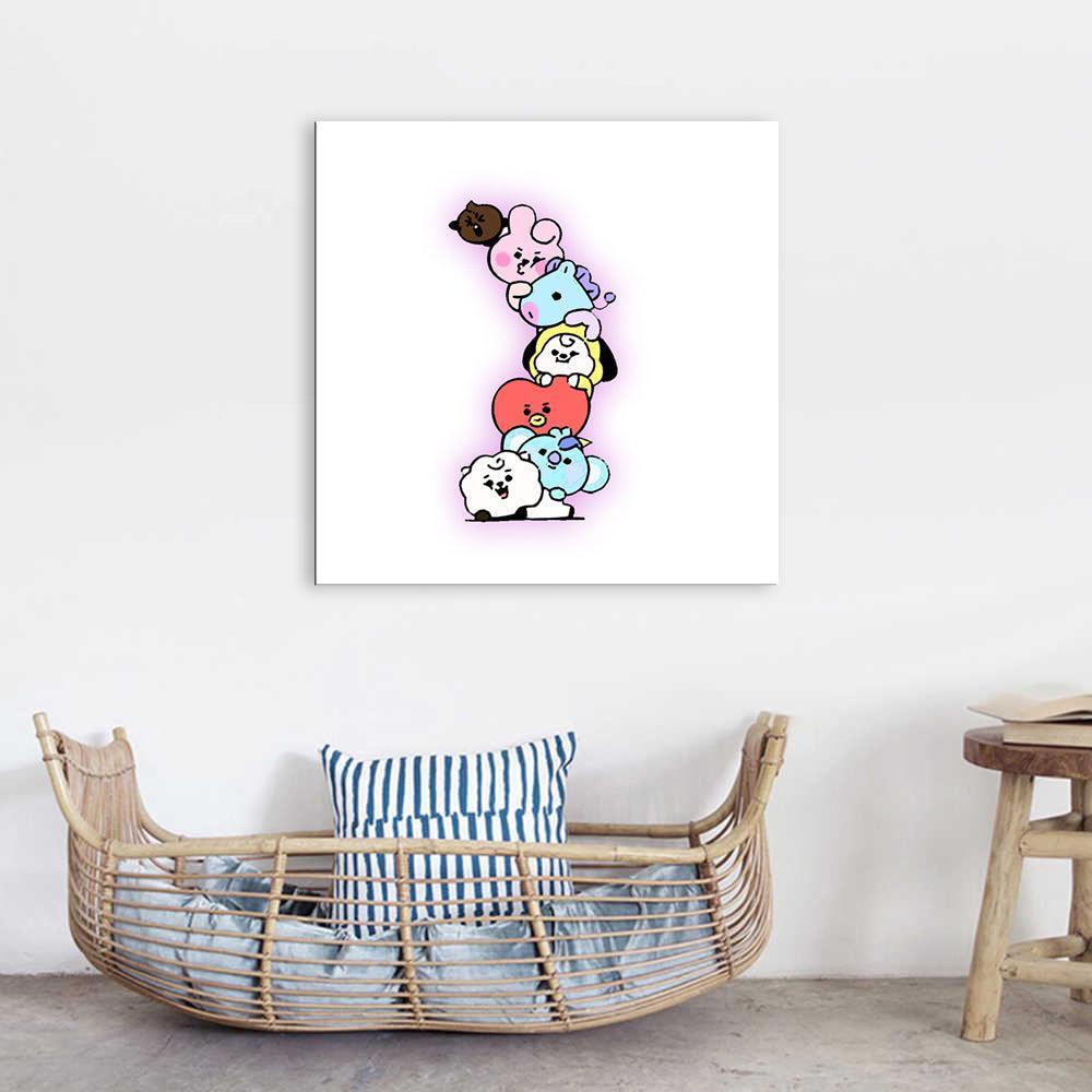 Colorful Cartoon 1 Piece HD Multi Panel Canvas Wall Art Frame-Original Frame