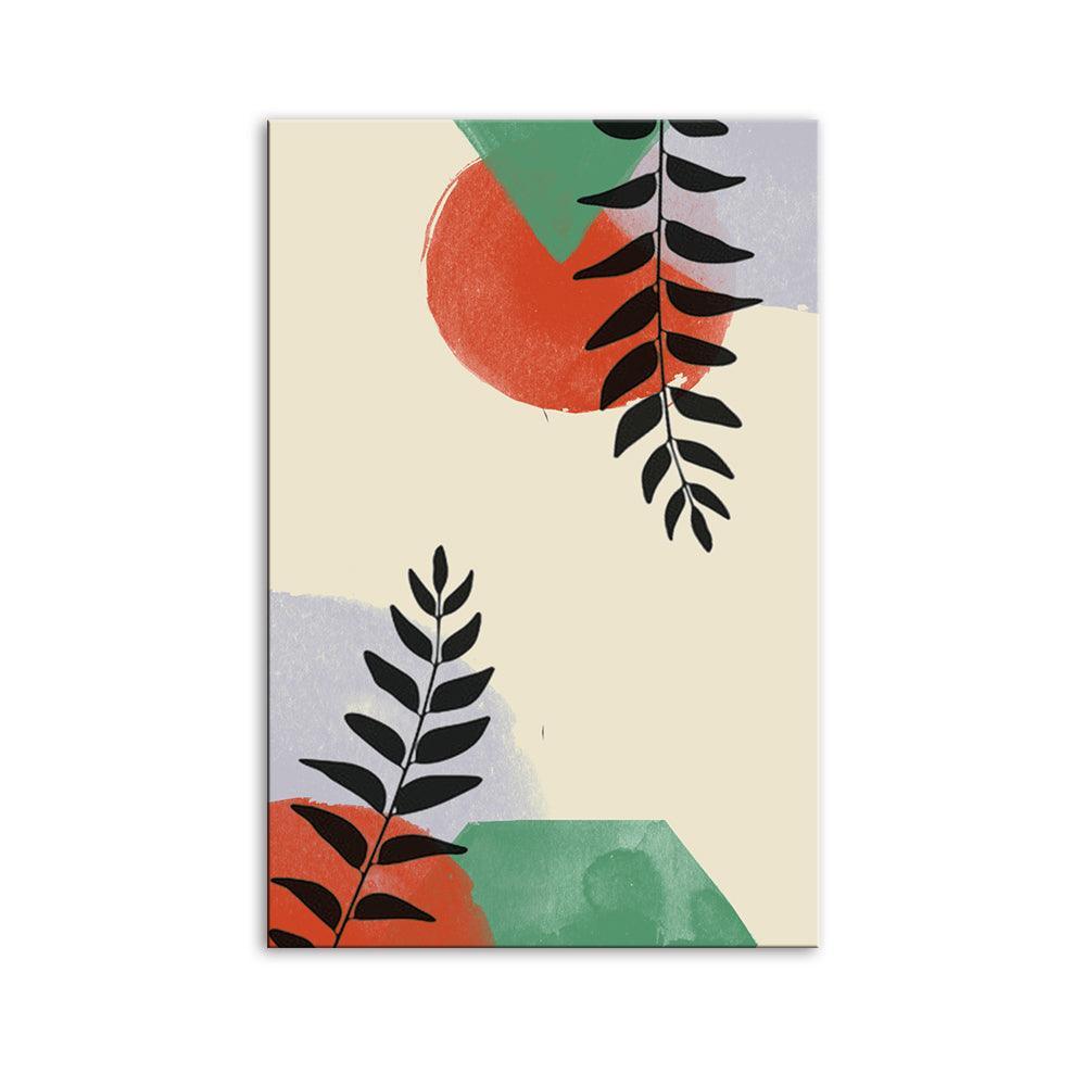 Circles Abstract 1 Piece HD Multi Panel Canvas Wall Art-Original Frame