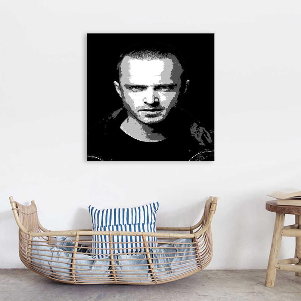 Jesse Pinkman 1 Piece HD Multi Panel Canvas Wall Art Frame-Original Frame
