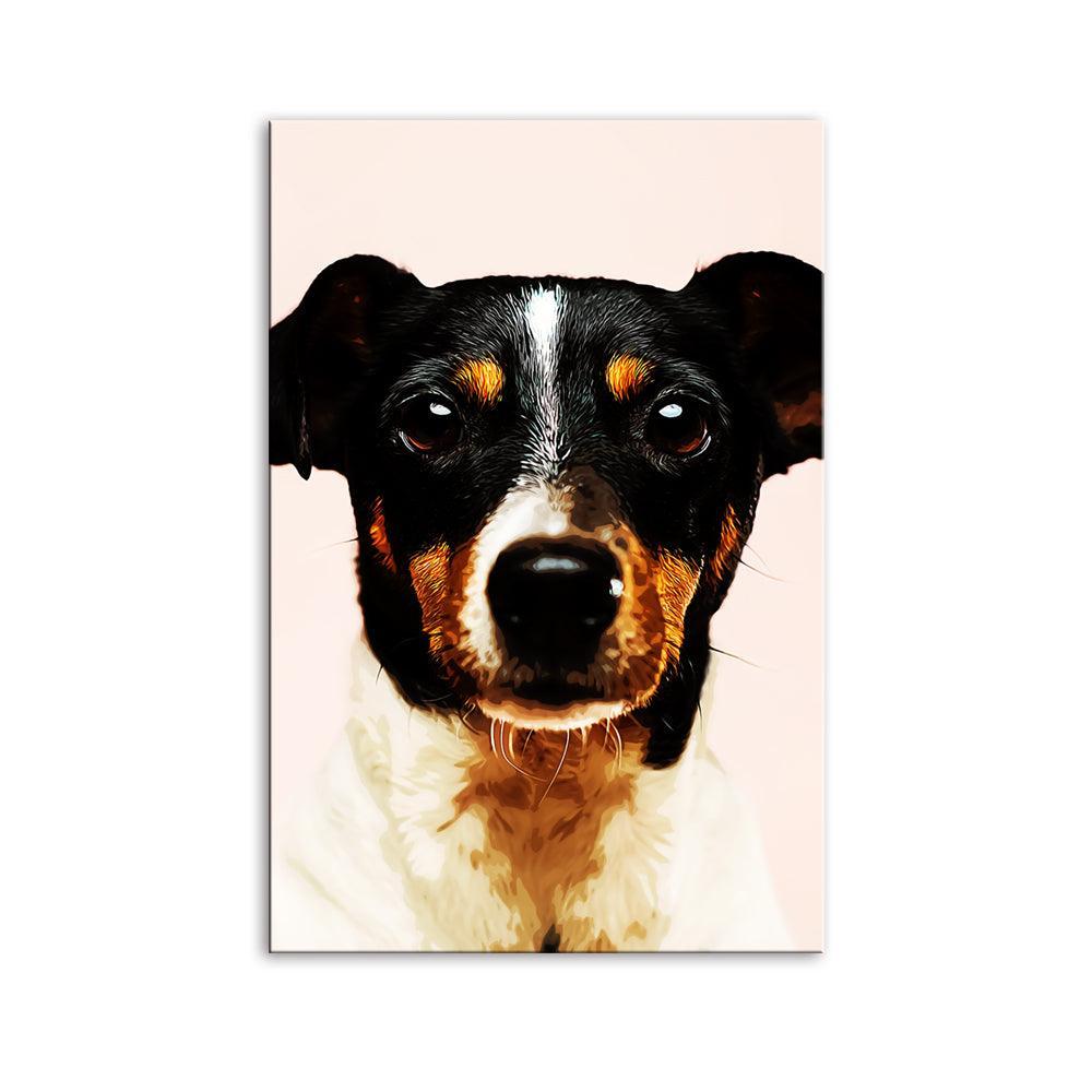 1 Piece Dog HD Multi Panel Canvas Wall Art Frame-Original Frame