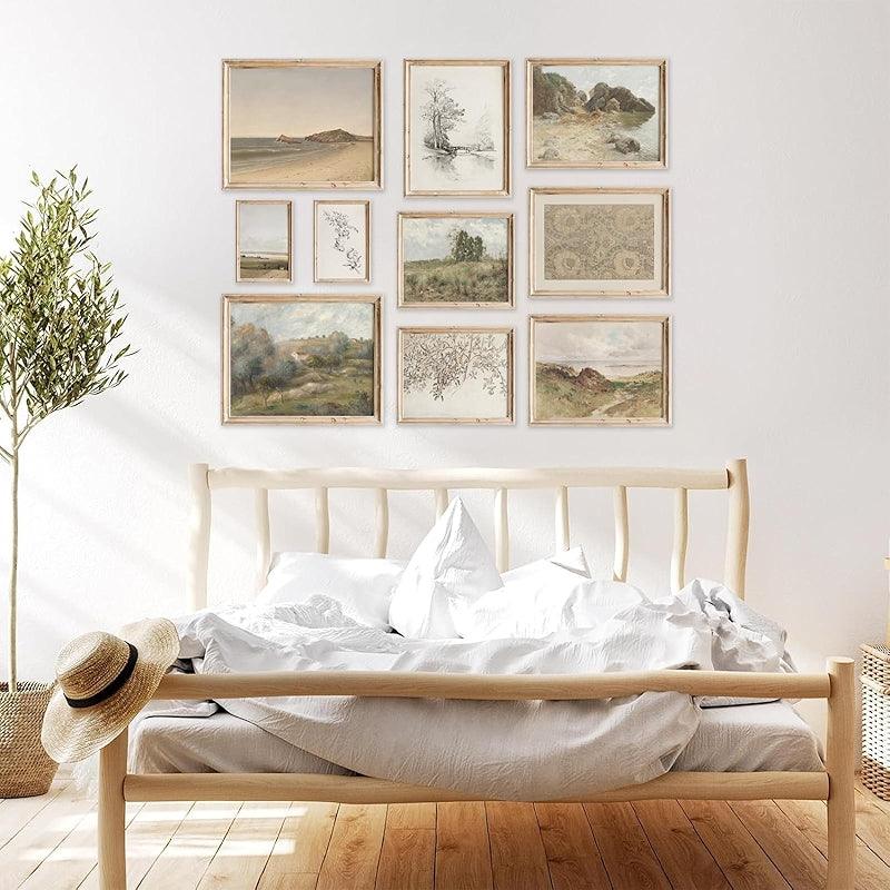 Dark Academia Wall Collage Kit With 70 Aesthetic Pictures-Original Frame