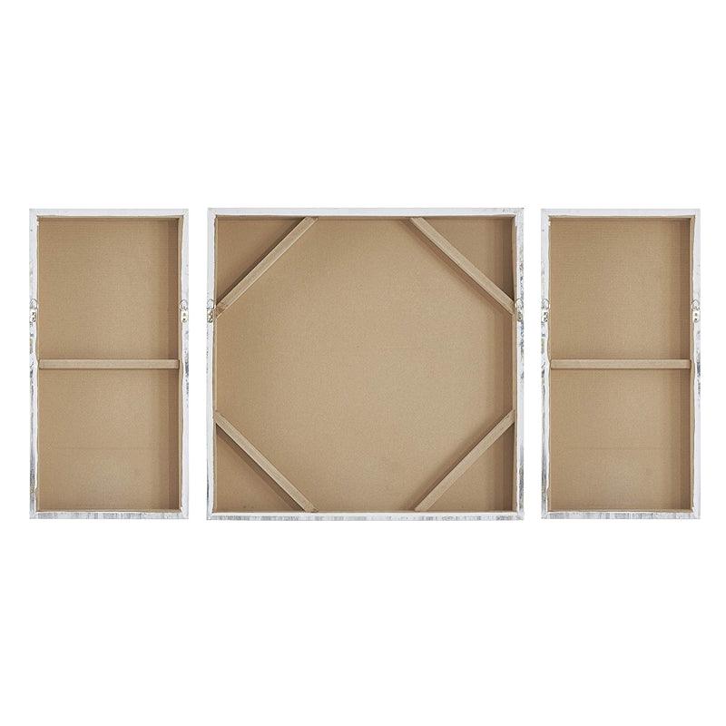 Triptych Scenery Watercolor Canvas Wall Art-Original Frame