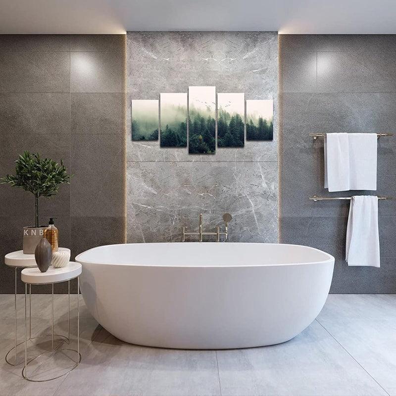 Abstract Texture Wall Art Painting Black And Golden Marble-Original Frame