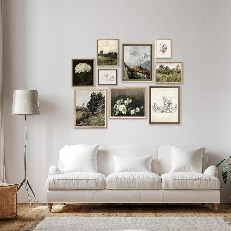 Dark Academia Wall Collage Kit With 70 Aesthetic Pictures-Original Frame