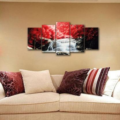 5 Piece Tranquil Landscapes And Timeless Elegance Collection-Original Frame