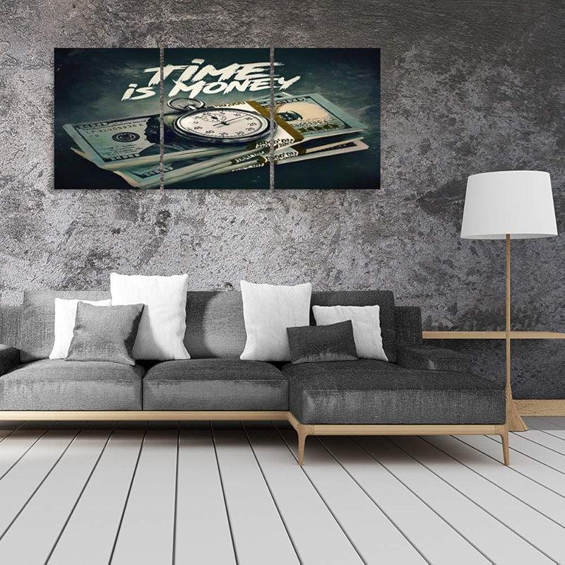 Inspirational Wall Art Canvas Set For Motivation And Success-Original Frame