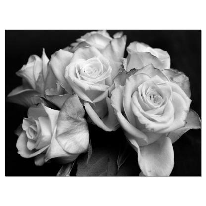 Classic Rose Canvas Wall Art-Original Frame
