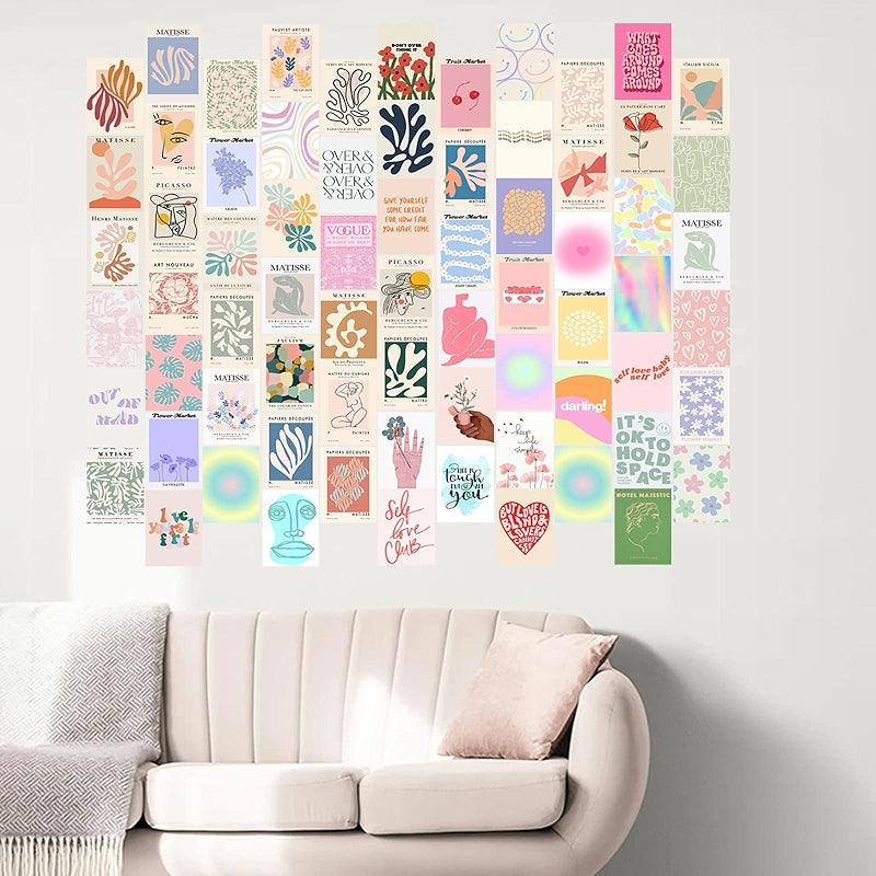 Dark Academia Wall Collage Kit With 70 Aesthetic Pictures-Original Frame