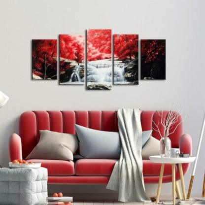 5 Piece Tranquil Landscapes And Timeless Elegance Collection-Original Frame