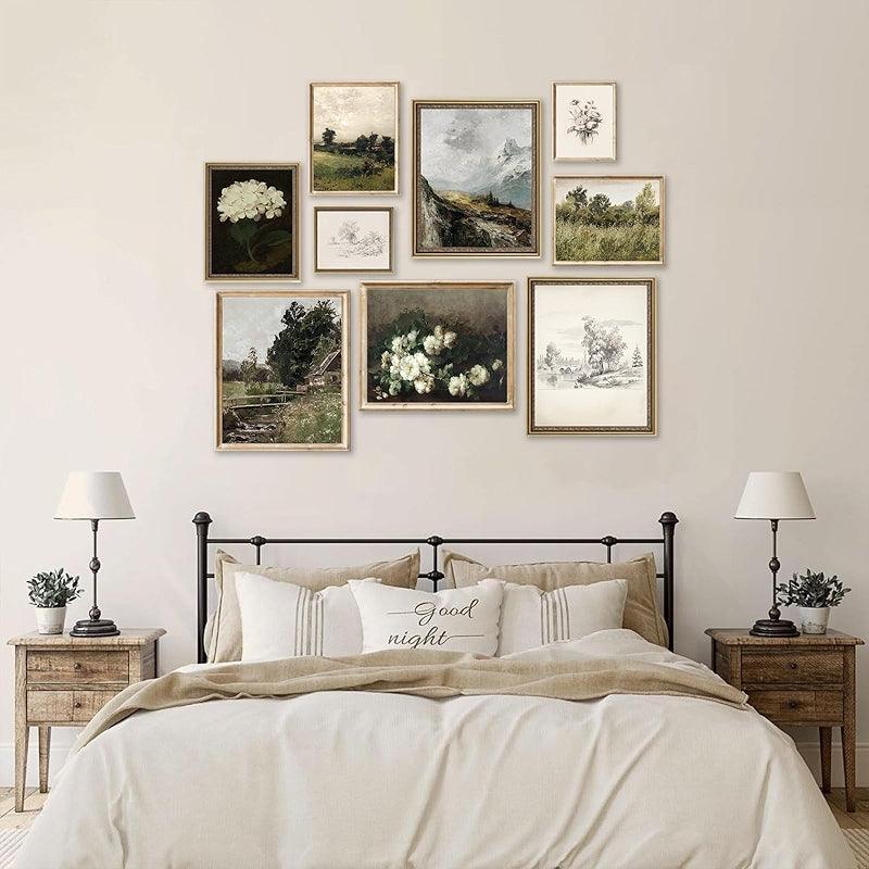 Dark Academia Wall Collage Kit With 70 Aesthetic Pictures-Original Frame