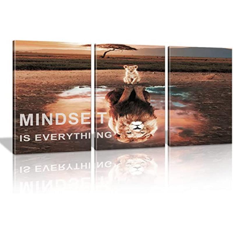 3 Panels Modern Framed Canvas Wall Art Poster Frames-Original Frame