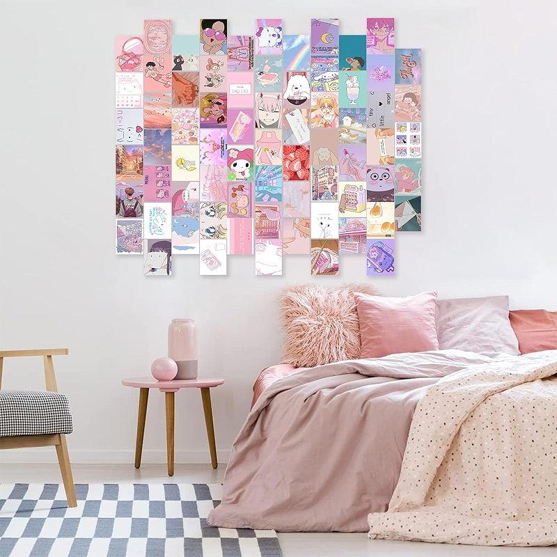 Dark Academia Wall Collage Kit With 70 Aesthetic Pictures-Original Frame