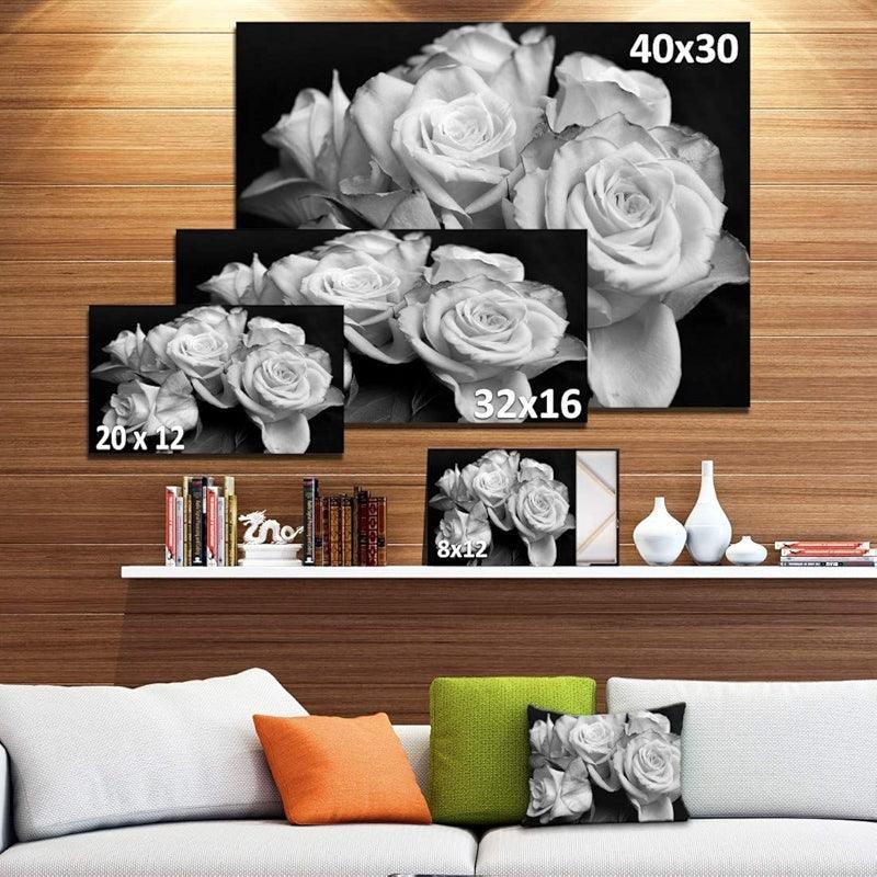 Classic Rose Canvas Wall Art-Original Frame