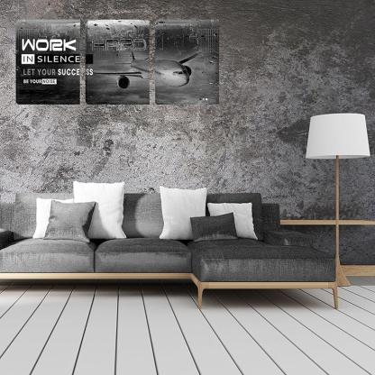 Inspirational Wall Art Canvas Set For Motivation And Success-Original Frame