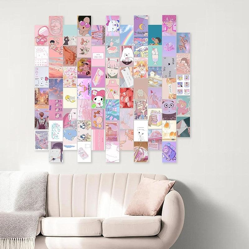 Dark Academia Wall Collage Kit With 70 Aesthetic Pictures-Original Frame