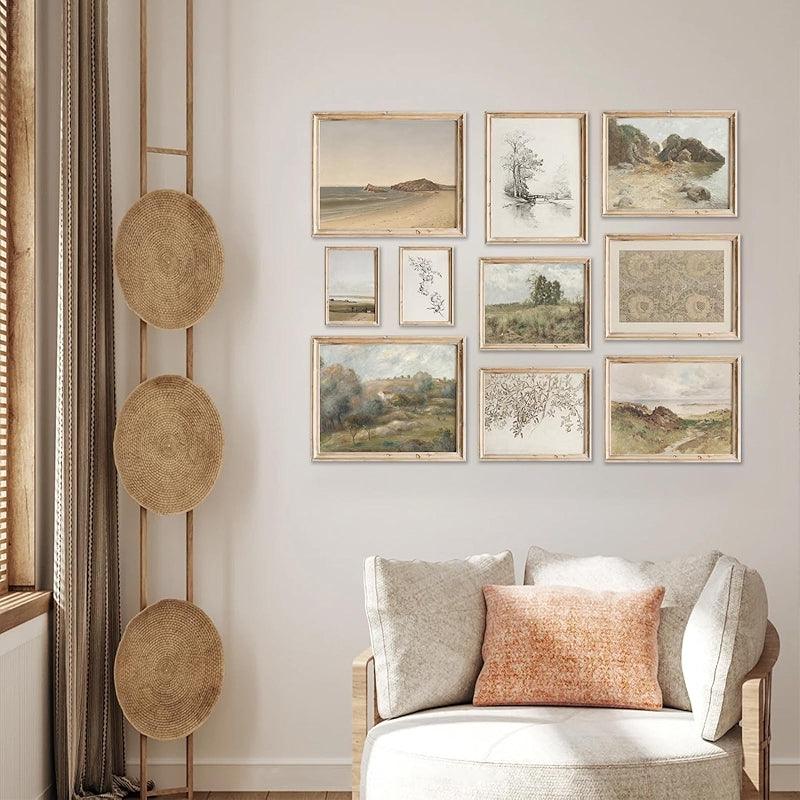 Dark Academia Wall Collage Kit With 70 Aesthetic Pictures-Original Frame