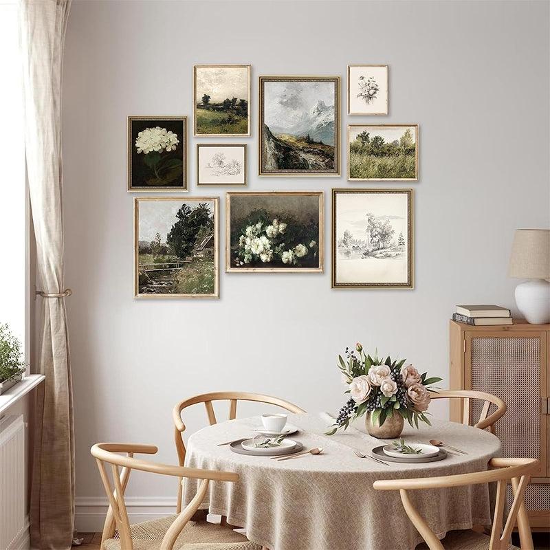 Dark Academia Wall Collage Kit With 70 Aesthetic Pictures-Original Frame