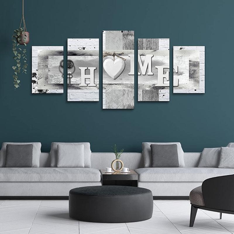 Orchid Flowers Canvas Print Abstract Floral Artwork-Original Frame