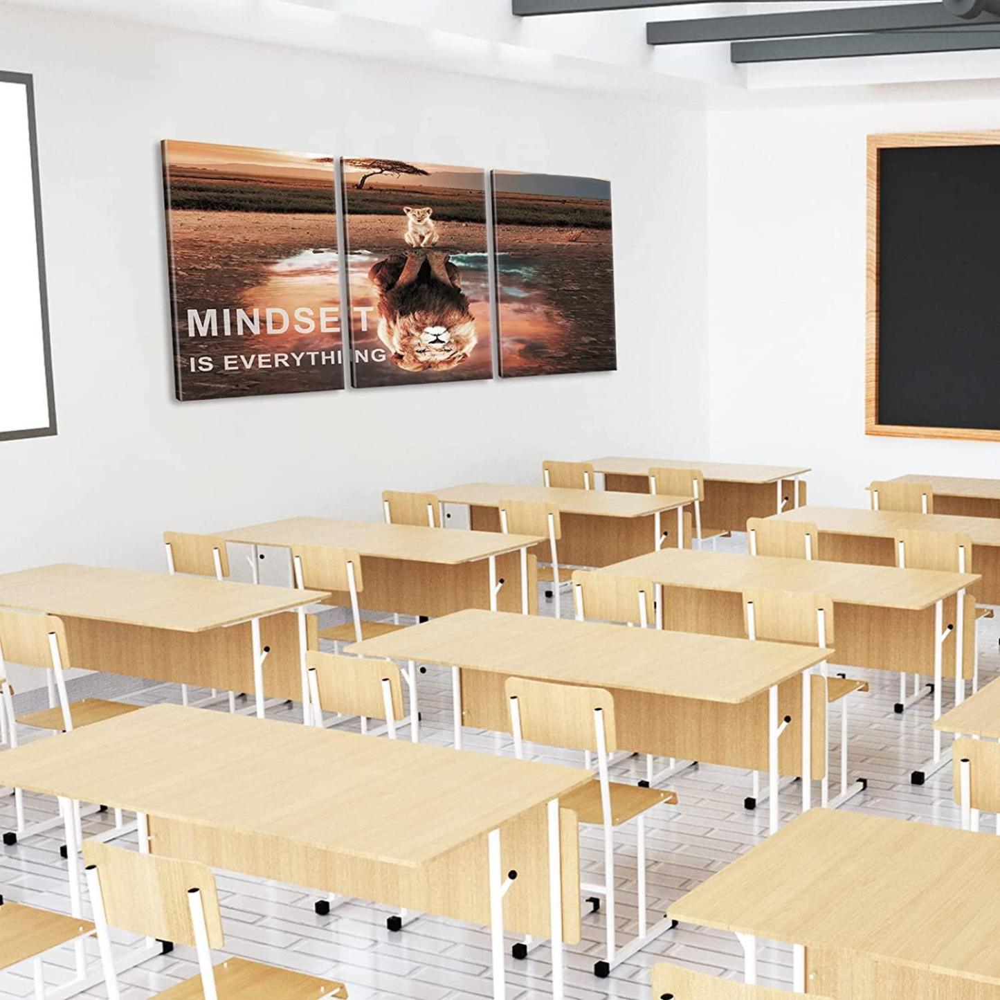 3 Panels Modern Framed Canvas Wall Art Poster Frames-Original Frame