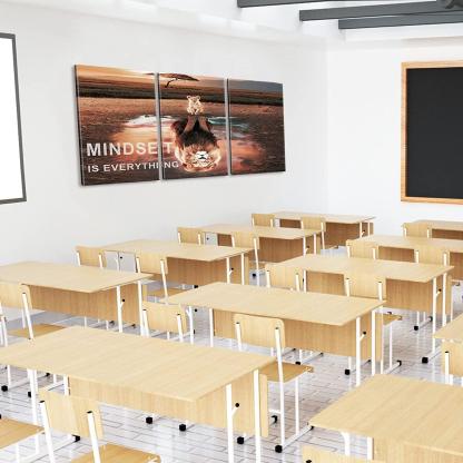 3 Panels Modern Framed Canvas Wall Art Poster Frames-Original Frame