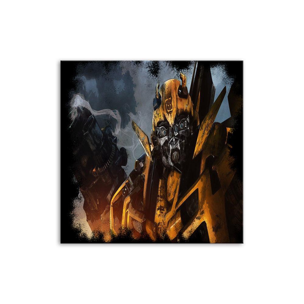 Bumblebee Transformers 1 Piece HD Multi Panel Canvas Wall Art Frame-Original Frame
