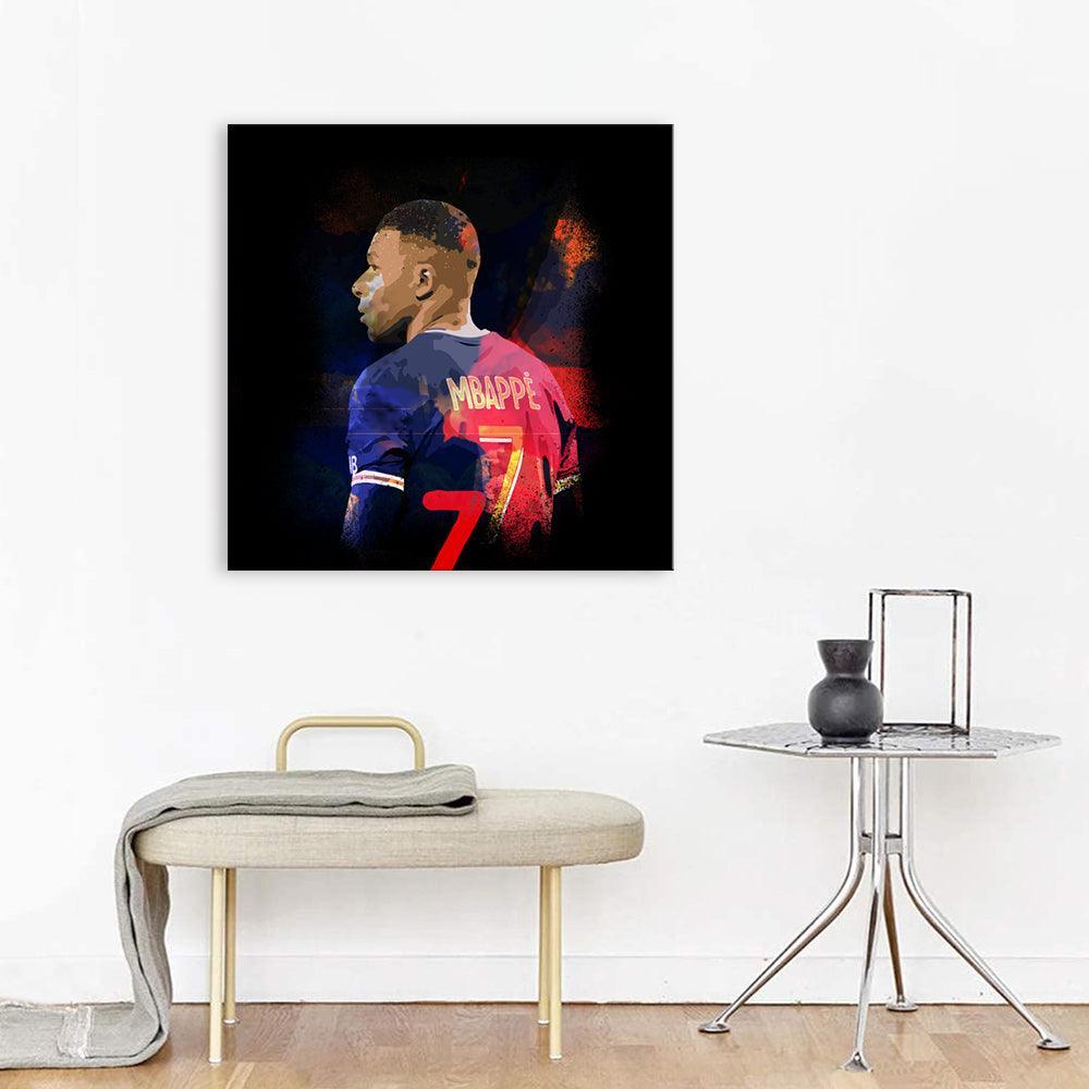 Mbappé 1 Piece HD Multi Panel Canvas Wall Art Frame-Original Frame