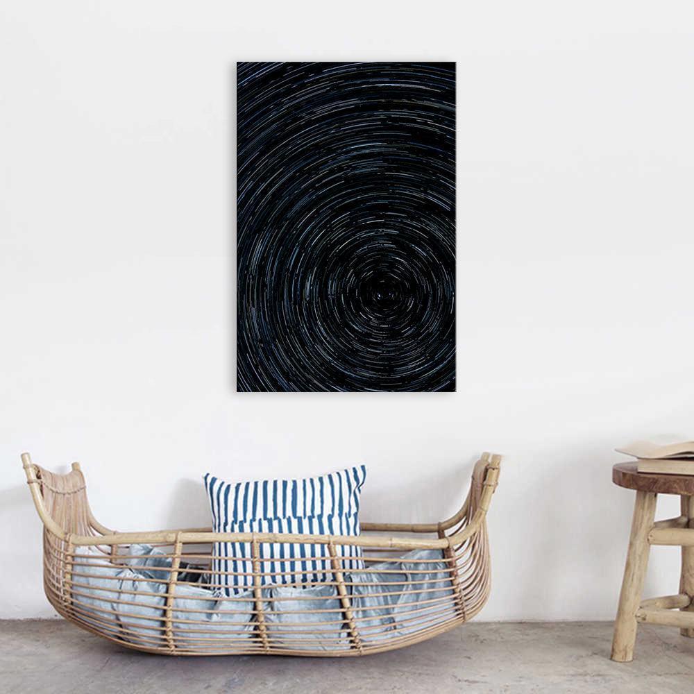 The Black Hole 1 Piece HD Multi Panel Canvas Wall Art Frame-Original Frame