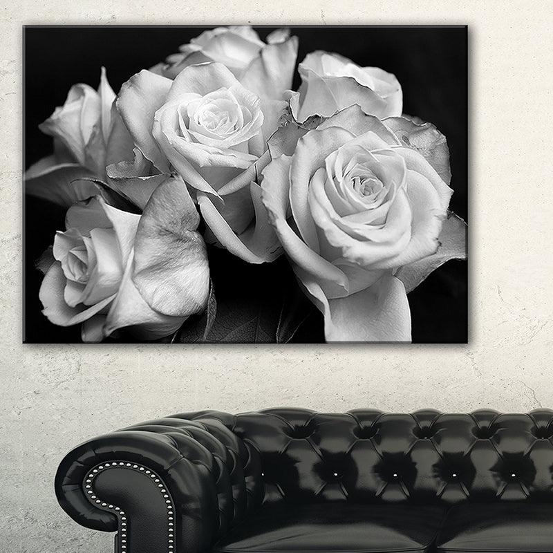 Classic Rose Canvas Wall Art-Original Frame