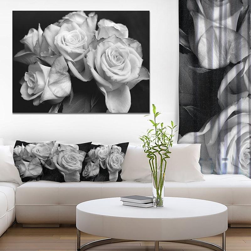 Classic Rose Canvas Wall Art-Original Frame