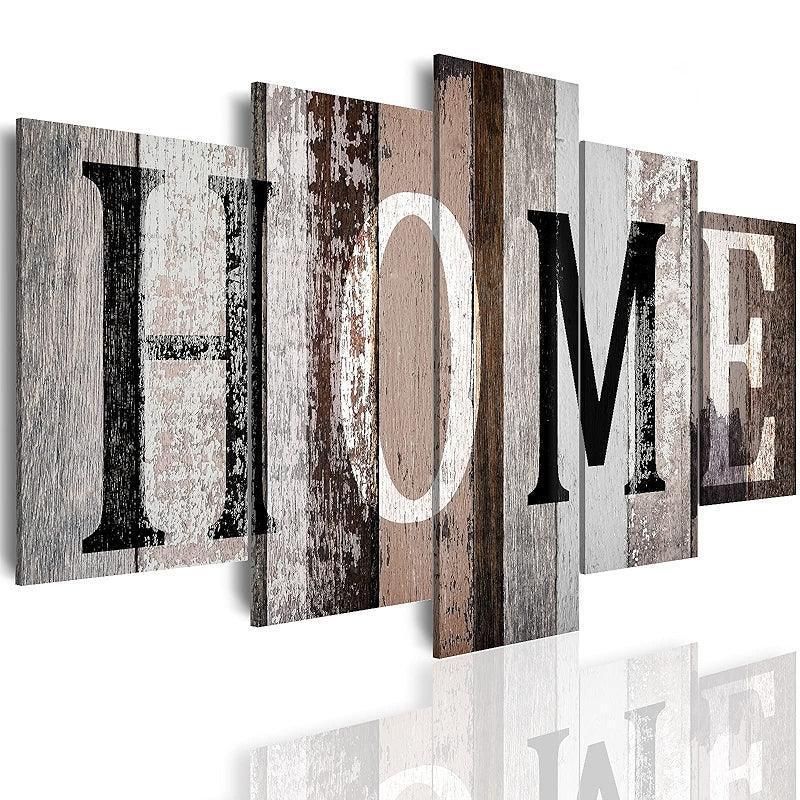 Orchid Flowers Canvas Print Abstract Floral Artwork-Original Frame