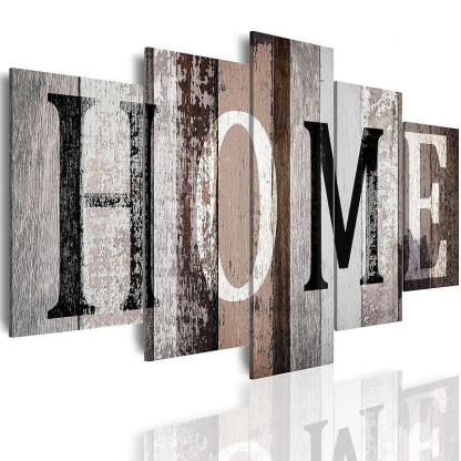 Orchid Flowers Canvas Print Abstract Floral Artwork-Original Frame