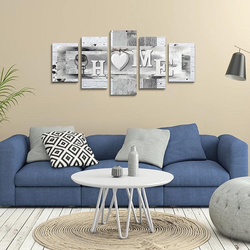 Orchid Flowers Canvas Print Abstract Floral Artwork-Original Frame