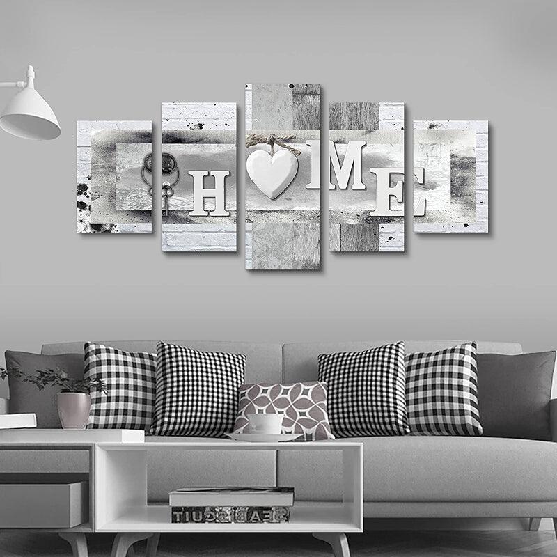 Orchid Flowers Canvas Print Abstract Floral Artwork-Original Frame