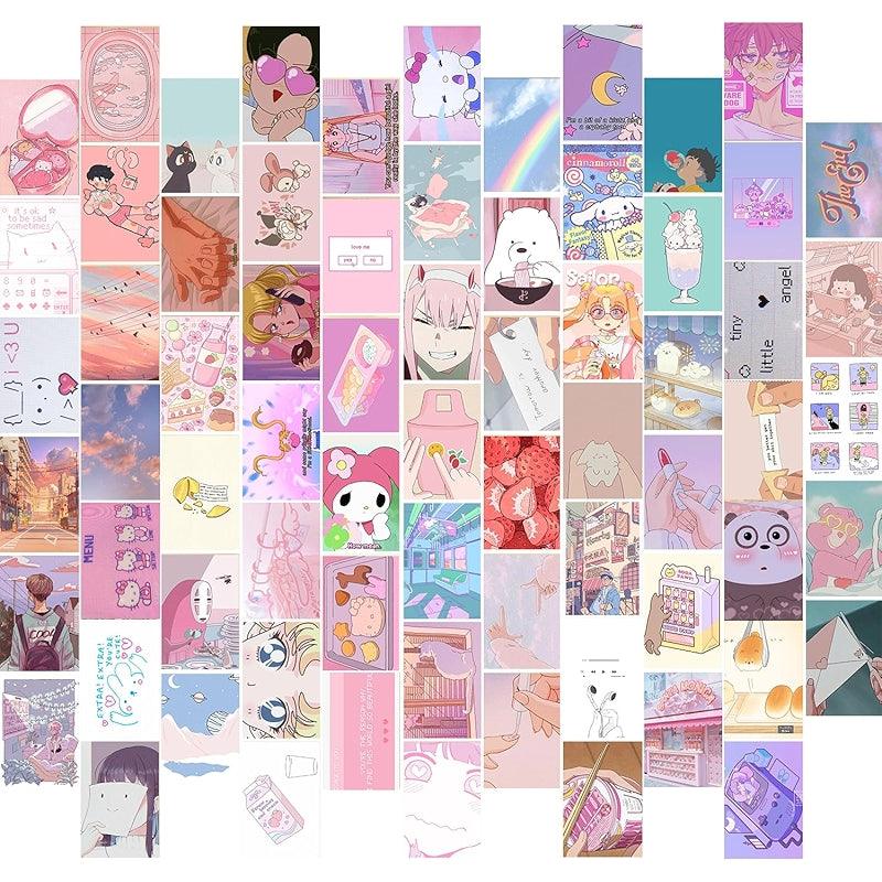 Dark Academia Wall Collage Kit With 70 Aesthetic Pictures-Original Frame