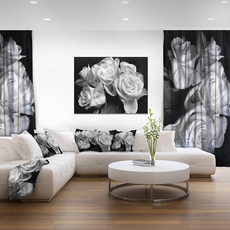 Classic Rose Canvas Wall Art-Original Frame
