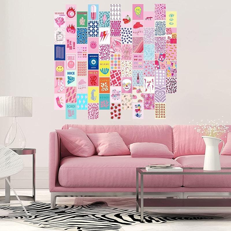 Dark Academia Wall Collage Kit With 70 Aesthetic Pictures-Original Frame